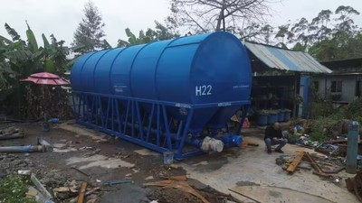 80T防變形臥式水泥罐